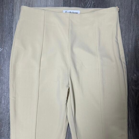 En Saison Tan Cream Trouser Pant - Picture 2 of 7